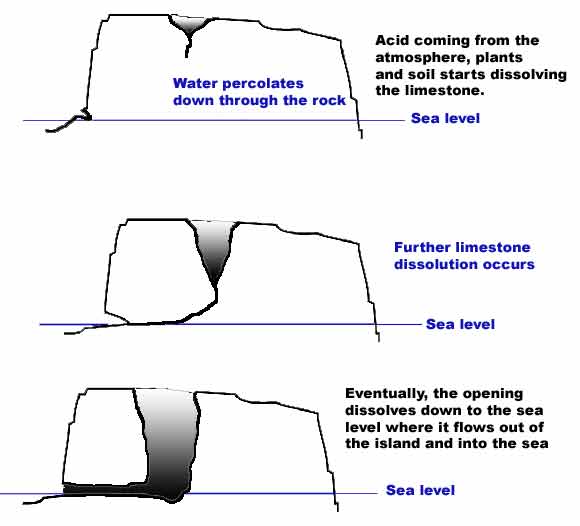 Limestone caves